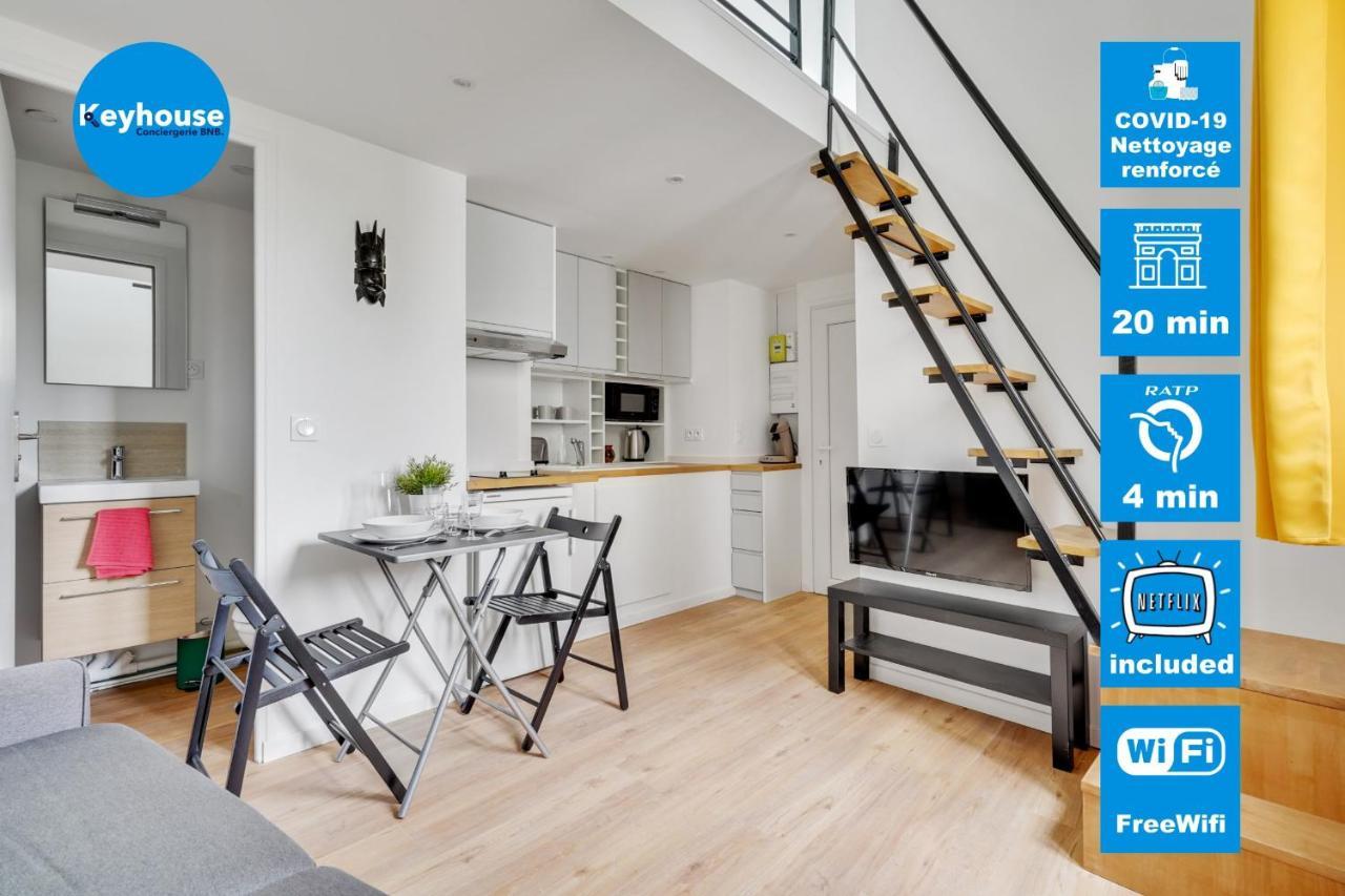Studio Mezzanine 3-4 Pers Tout Equipe Wifi Apartamento Montreuil  Exterior foto
